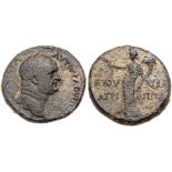 Judaea, Herodian Kingdom. Agrippa II. Æ (15.92 g), 56-95 CE. Caesarea Panaeas, RY 27 of Agrippa II’s