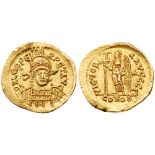 Leo I. Gold Solidus (4.45 g), AD 457-474. Constantinople, AD 471 or 473. D N LEO PE-RPET AVG,