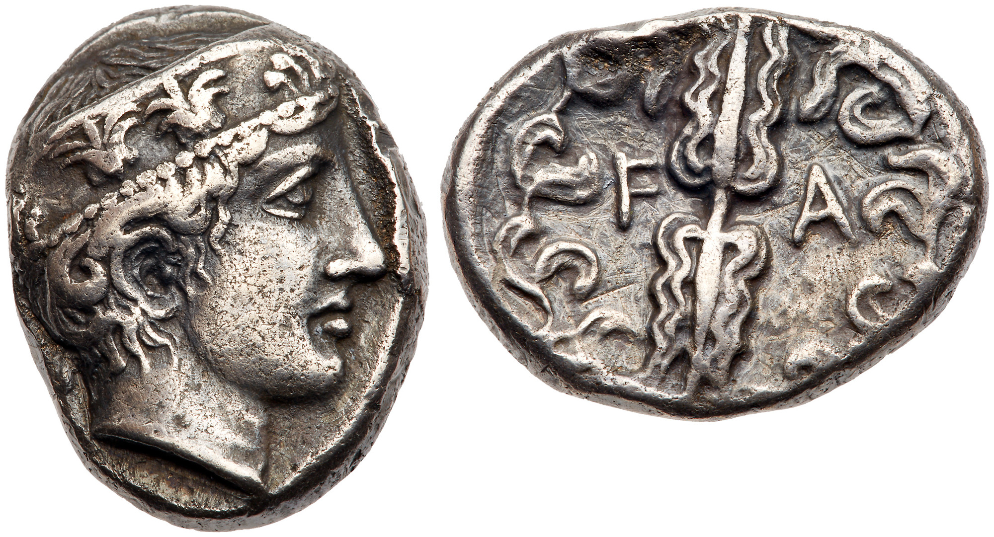 Elis, Olympia. 92nd Olympiad. Silver Stater (11.81 g), 412 BC. Hera mint. Head of Hera right,