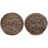 Spain. 4 Reales, 1684/63-BR. KM-200. Charles II, 1665-1700. Aquaduct symbol for Segovia mint.