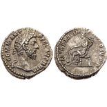 Commodus. Silver Denarius (3.17 g), AD 177-192. Rome, ad 187/8. M COMM ANT P FEL AVG BRIT,