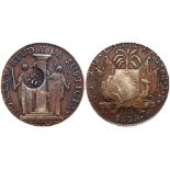 Philippines. 8 Reales, ND (1834-1837). KM-136. Isabel II. Crowned Y.II countermark on Peru 1823 8