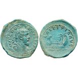 Postumus, Gallo-Roman Emperor, AE Sestertius (15.82g). AD 259-268. Cologne, AD 261. IMP C POSTVMVS P