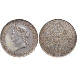 Hong Kong. Dollar, 1866. Dav-245; KM-10. Victoria. Large "X" removed in obverse field left of