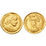 Valentinian I. Gold Solidus (4.37 g), AD 364-375. Antioch, AD 367. D N VALENTINI-ANVS P F AVG,