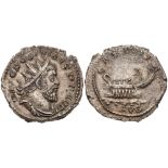 Postumus. Silver Antoninianus (4.20 g), Romano-Gallic Emperor, AD 260-269. Treveri, AD 261. IMP C