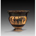 Attischer Kolonettenkrater des Malers von Louvre C 11266. 530 - 510 v. Chr. H 30,8cm, B 34,2cm, ø