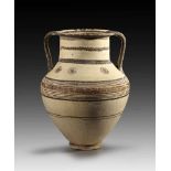 Frühgriechische Amphora. Frühgriechische Amphora. Östliches Mittelmeer, 750 - 600 v. Chr. H 33,