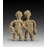 Pärchen aus Stein. Pärchen aus Stein. Atlantische Abdachung, circa 800 - 1300 n. Chr. H 14,5cm, L