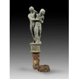 Eros und Psyche. Eros und Psyche. Römische Kaiserzeit, 1. / 2. Jh. n. Chr. Bronze und Eisen (H 17cm)