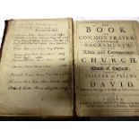 [RELIGION & THEOLOGY] The Book of Common Prayer, by Baskett, Oxford, 1715; The Holy Bible,