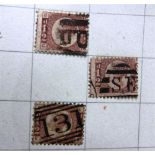 STAMPS - GREAT BRITAIN A QV 1/2d. 'bantam' collection, arranged by plate, comprising examples from