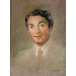 IRENE WELBURN, R.O.I., R.B.S.A. (BRITISH, 1900-2000) Portrait of a Gentleman, oil on board, signed