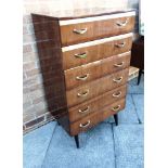 A MEREDEW CHEST OF SIX DRAWERS 65cm wide 47cm deep 114cm high