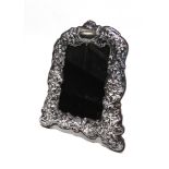 A SILVER EASEL BACK PHOTOGRAPH FRAME Birmingham 1998, the rectangular shaped frame with wide foliate