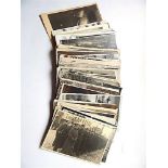 SEVENTY-THREE SECOND WORLD WAR LATVIAN ARMY PHOTOGRAPHIC POSTCARDS uniformed single and group