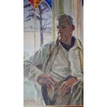 PERCY DRAKE BROOKSHAW (1907 - 1993) 'Portrait of a Gentleman' oil on canvas, laid on board, signed