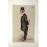 VANITY FAIR - TURF DEVOTEES Starting, April 26 1890, 40cm x 27cm; Fred, July 25 1885, 39.5cm x 27cm;