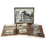 [EQUINE] TWO EQUESTRIAN SCRAP BOOKS featuring Porlock Vale the training centre of the British