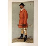 VANITY FAIR - FOX HUNTERS Serlby, Jan. 5th 1899, 39.5cm x 26.5cm; A Leicestershire Man, April 6th.