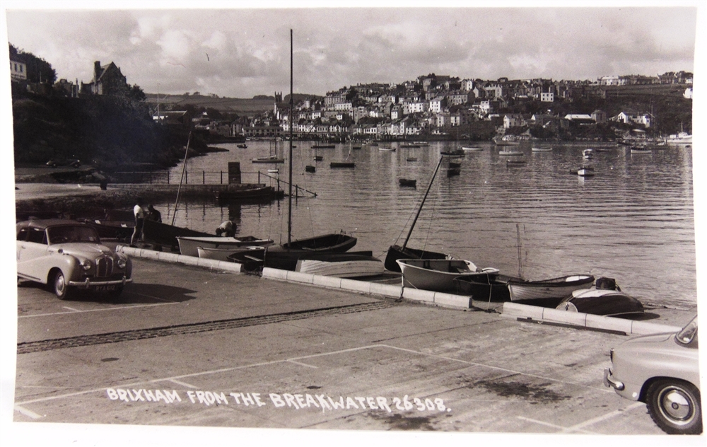 POSTCARDS - DEVON Approximately forty-four cards, including real photographic views of Brixham