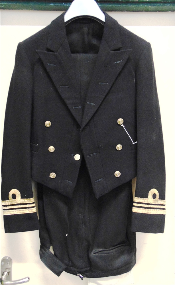 A BRITISH ROYAL NAVY LIEUTENANT COMMANDER'S UNIFORM later 20th century, comprising two regulation - Image 3 of 3