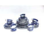 A COLLECTION OF COPELAND SPODE 'ITALIAN' PATTERN CERAMICS including pair of meat plates, pair of
