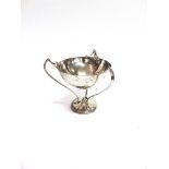 AN ART NOUVEAU SMALL FRUIT BOWL by Holland, Aldwinkle & Slater, London 1905, the plain bowl held