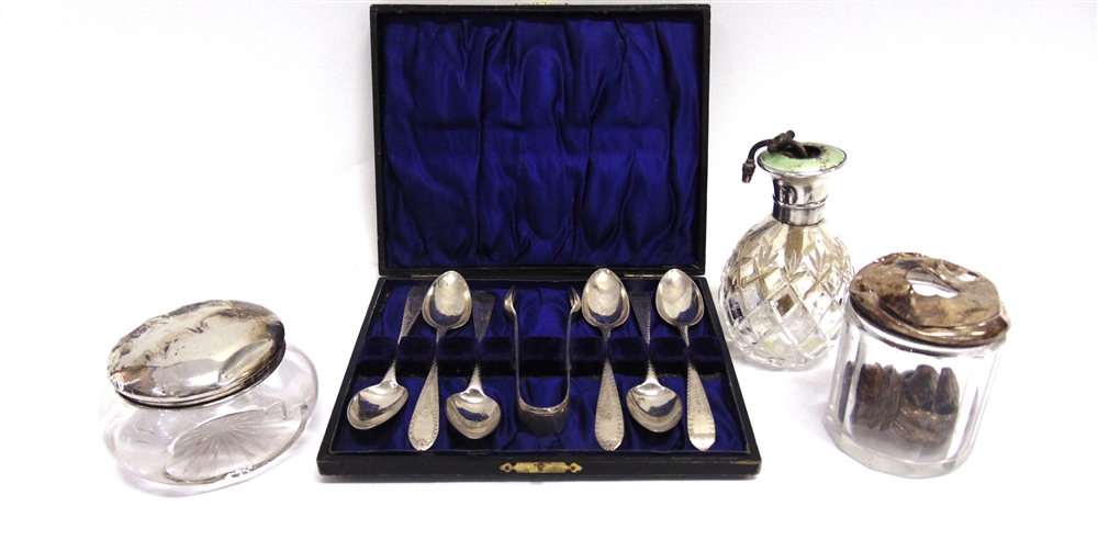 A SET OF SIX SCOTTISH SILVER TEASPOON by Robert Keay of Perth, Edinburgh 1830, with bright cut