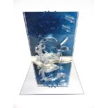 A SWAROVSKI CRYSTAL 'WONDERS OF THE SEA - ETERNITY' MODEL of a sea turtle, boxed with paperwork