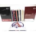GREAT BRITAIN - ELIZABETH II, COIN COLLECTIONS, 1982-2007 inclusive, in card wallets; together