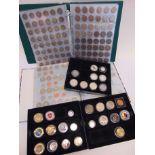 VARIOUS - ASSORTED SILVER & OTHER comprising Great Britain two pounds, one pound and others coins;