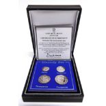 GREAT BRITAIN - A LONDON MINT OFFICE COMMEMORATIVE REPLICA EDWARD VIII MAUNDY SET four coins,