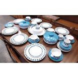 JESSIE TAIT FOR MIDWINTER: a collection of 'Berkeley' Stylecraft dinnerware comprising seven