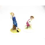 TWO ROYAL DOULTON FIGURES: HN303 'Little Boy Blue' and HN3032 'Tom Tom the Pipers Son'