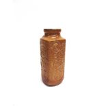 GERMAN ART POTTERY: A SCHEURICH 'JURA' OR 'SNAILS' PATTERN VASE numbered '282-26', 26cm high