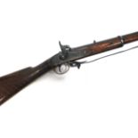 A BRITISH EAST INDIA GOVERNMENT 1859 PATTERN SMOOTH-BORE PERCUSSION MUSKET, 32ND NATIVE INFANTRY