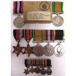 A SECOND WORLD WAR & LATER GROUP OF FIVE MEDALS TO SERGEANT K.W. RANDALL, EAST YORKSHIRE REGIMENT