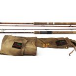 FISHING RODS X2 Two Edgar Sealey ''Octopus Ess'' fishing rods, both two piece with cork handles,