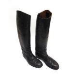 A PAIR OF MEN'S 'SCHNEIDER' DRESSAGE BOOTS black leather, size 9