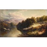 TOM SEYMOUR (BRITISH, LATE 19TH CENTURY) Lakeland landscape; and another, similar, a pair, oil on