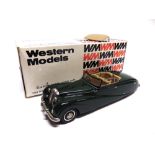 [WHITE METAL]. A 1/43 SCALE WESTERN MODELS NO.WMS40, 1948 DAIMLER STRAIGHT 8 DE36 green, mint,