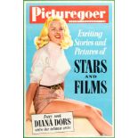 A PICTUREGOER NEWSAGENT'S POSTER 'Exciting / Stories and / Pictures of / Stars / and / Films',