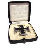 A GERMAN THIRD REICH IRON CROSS FIRST CLASS 1939 by Steinhauer & Luck of Ludenscheid, double