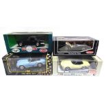 FOUR 1/18 SCALE DIECAST MODEL CARS comprising a Sun Star No.1051, 1970 Triumph Spitfire Mk IV,