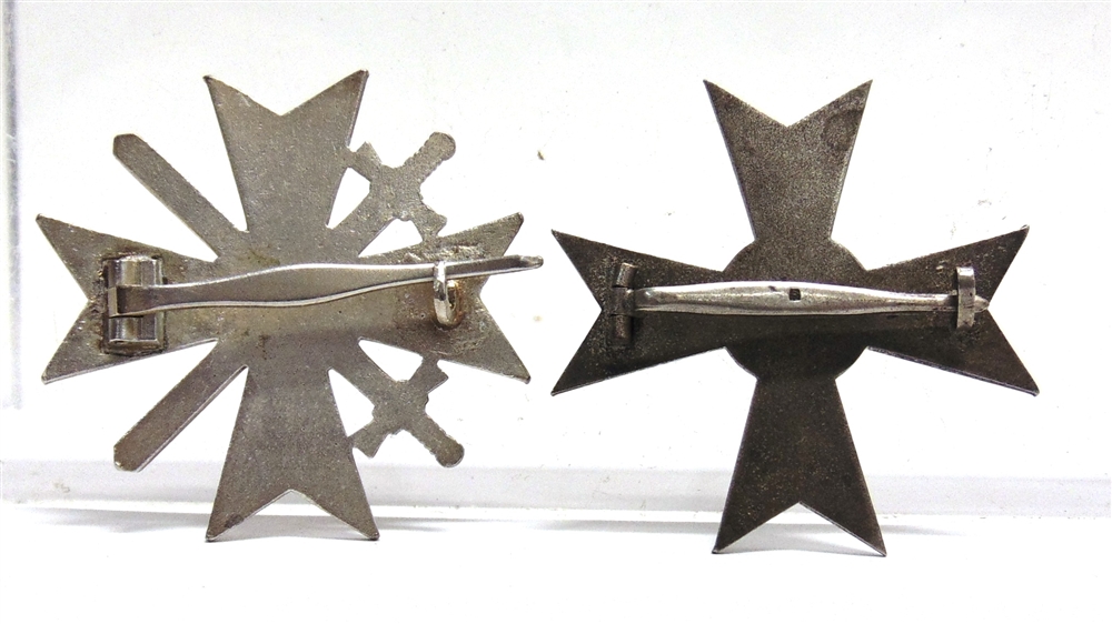 A GERMAN THIRD REICH WAR MERIT CROSS FIRST CLASS WITH SWORDS by Wilhelm Deumer of Ludenscheid, maker - Image 2 of 2