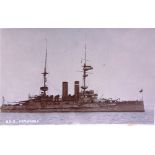 POSTCARDS - NAVAL SHIPPING Approximately 50 cards, including real photographic views of H.M.S. Leda;