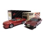 [WHITE METAL]. TWO 1/43 SCALE WESTERN MODELS CARS comprising a No.WP100, 1983 Aston Martin