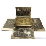 A GREAT WAR PRINCESS MARY CHRISTMAS 1914 BRASS GIFT TIN with replacement brass 'trench art' sides