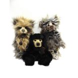 THREE CHARLIE BEARS COLLECTOR'S TEDDY BEARS comprising 'Charlie 2015', 42cm high; 'Charlie 2014',